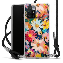 New Carry Case Transparent Stoff schwarz/silber