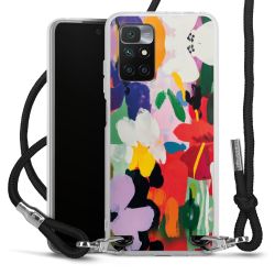 New Carry Case Transparent Stoff schwarz/silber