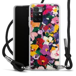 New Carry Case Transparent Stoff schwarz/silber