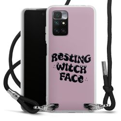 New Carry Case Transparent Stoff schwarz/silber