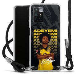 New Carry Case Transparent Stoff schwarz/silber