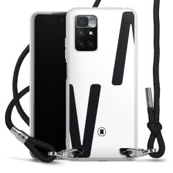 New Carry Case Transparent Stoff schwarz/silber