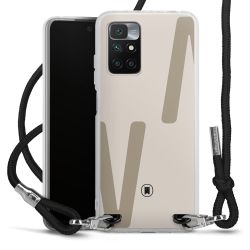 New Carry Case Transparent Stoff schwarz/silber