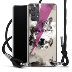 Carry Case Transparent Fabric black/silver