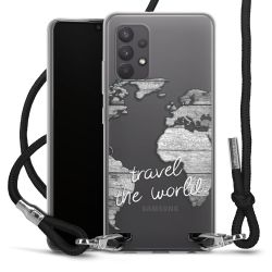 Carry Case Transparent Fabric black/silver