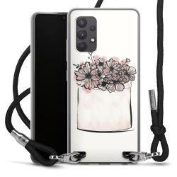 Carry Case Transparent Fabric black/silver