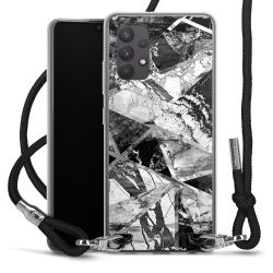 Carry Case Transparent Fabric black/silver