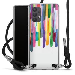 Carry Case Transparent Fabric black/silver