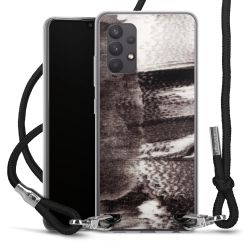 Carry Case Transparent Fabric black/silver