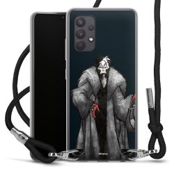 New Carry Case Transparent Stoff schwarz/silber