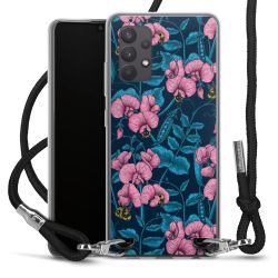 New Carry Case Transparent Stoff schwarz/silber