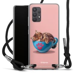 New Carry Case Transparent Stoff schwarz/silber