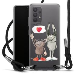 New Carry Case Transparent Stoff schwarz/silber