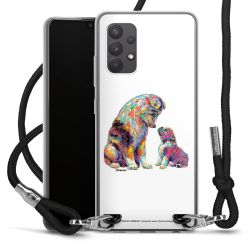 New Carry Case Transparent Stoff schwarz/silber