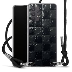 New Carry Case Transparent Stoff schwarz/silber