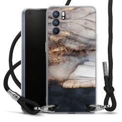 Carry Case Transparent Fabric black/silver