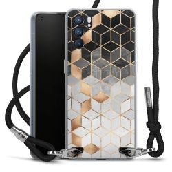 Carry Case Transparent Fabric black/silver