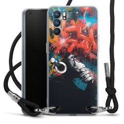 New Carry Case Transparent Stoff schwarz/silber