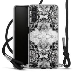 Carry Case Transparent Fabric black/silver