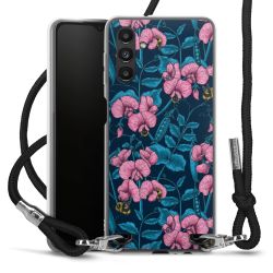 New Carry Case Transparent Stoff schwarz/silber