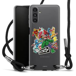 New Carry Case Transparent Stoff schwarz/silber