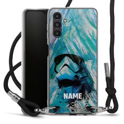 New Carry Case Transparent Stoff schwarz/silber