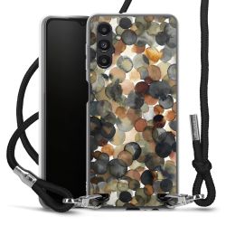 New Carry Case Transparent Stoff schwarz/silber