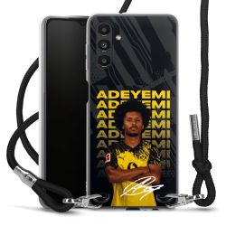 New Carry Case Transparent Stoff schwarz/silber