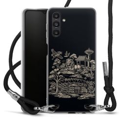 Carry Case Stoff schwarz/silber