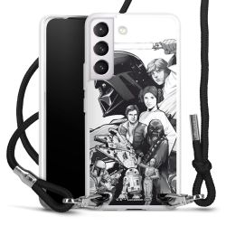 Carry Case Transparent Fabric black/silver