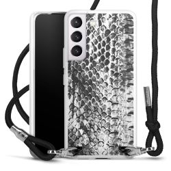 Carry Case Transparent Fabric black/silver