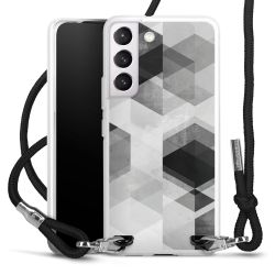 Carry Case Transparent Fabric black/silver