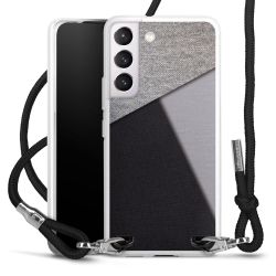 Carry Case Transparent Fabric black/silver