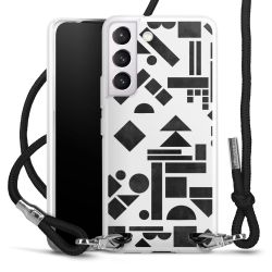 Carry Case Transparent Fabric black/silver