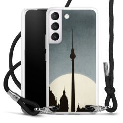 Carry Case Transparent Fabric black/silver