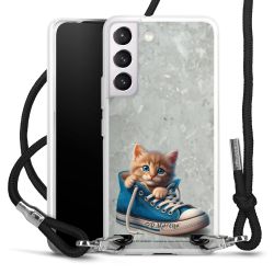 New Carry Case Transparent Stoff schwarz/silber