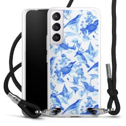 New Carry Case Transparent Stoff schwarz/silber