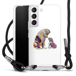 New Carry Case Transparent Stoff schwarz/silber