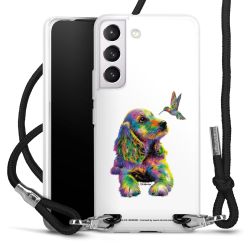 New Carry Case Transparent Stoff schwarz/silber