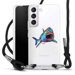 New Carry Case Transparent Stoff schwarz/silber