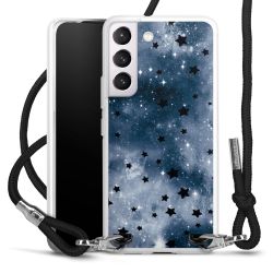 New Carry Case Transparent Stoff schwarz/silber