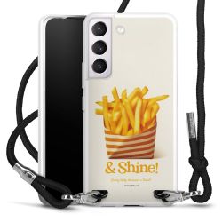 New Carry Case Transparent Stoff schwarz/silber