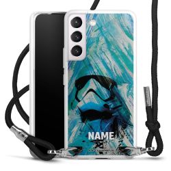 New Carry Case Transparent Stoff schwarz/silber