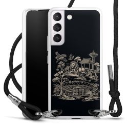 Carry Case Stoff schwarz/silber