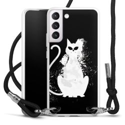 Carry Case Transparent Fabric black/silver