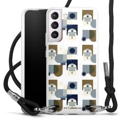 New Carry Case Transparent Stoff schwarz/silber