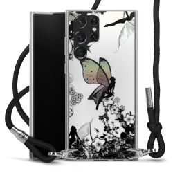 Carry Case Transparent Fabric black/silver