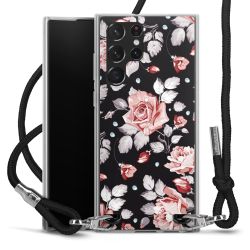 Carry Case Transparent Fabric black/silver