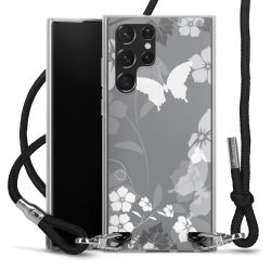 Carry Case Transparent Fabric black/silver