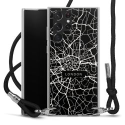 Carry Case Transparent Fabric black/silver